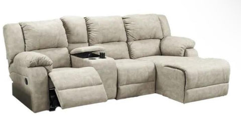 3 Piece Ariel Lounge suite with Daybed and Console ( Fabric )