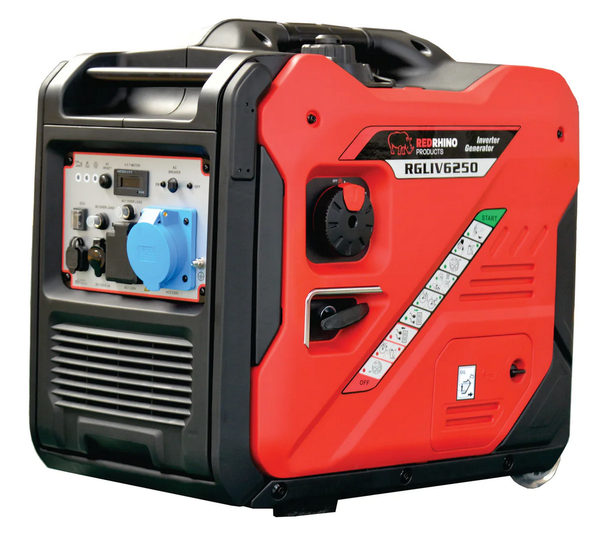 Red Rhino - 5.5kW Dual Fuel Inverter Generator - 6.2KVA