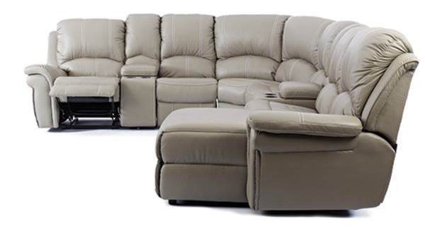 7 Piece Jersey 2 Recliner Corner Lounge Suite