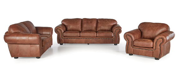 3 Piece Asara Lounge Suite - FULL LEATHER ONLY – Danie Du Toit