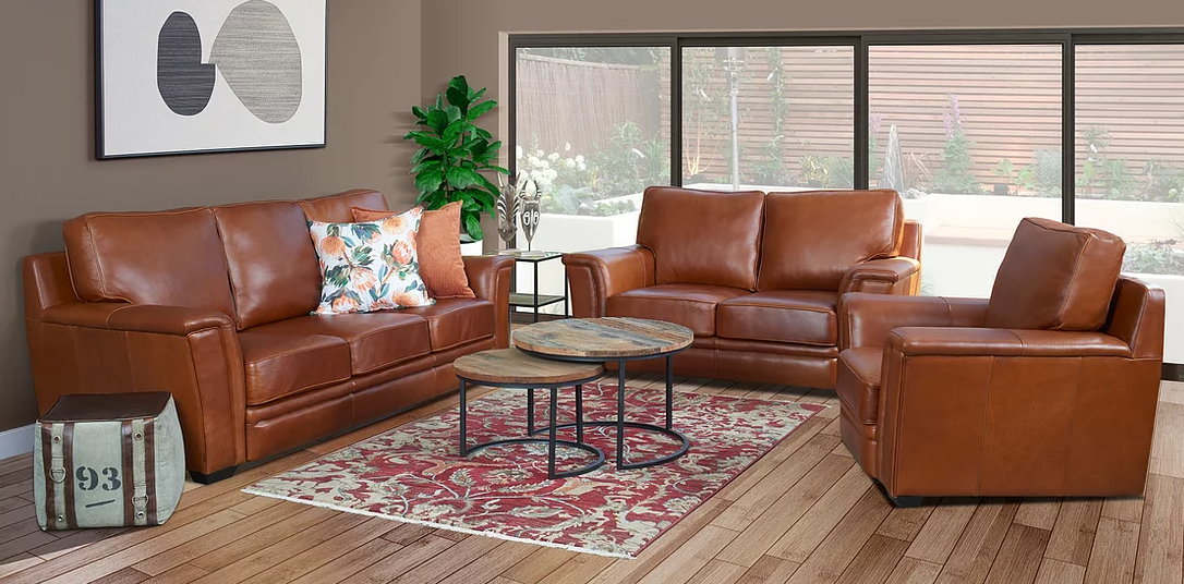 Top Grain Leather Sofa Luca Lounge Suite Luca Leather Bench – Poly