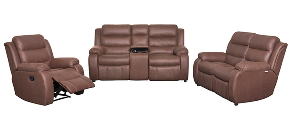 3 Piece 3 Action Zanzibar Lounge Suite - With Console