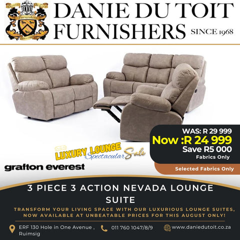 3 Piece 3 Action Nevada Lounge Suite