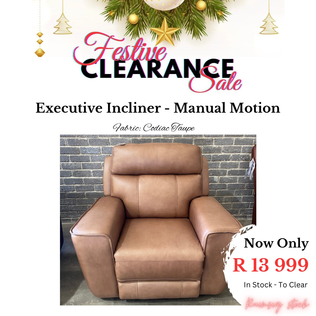 Festive Sale: Executive Incliner - Full Leather
