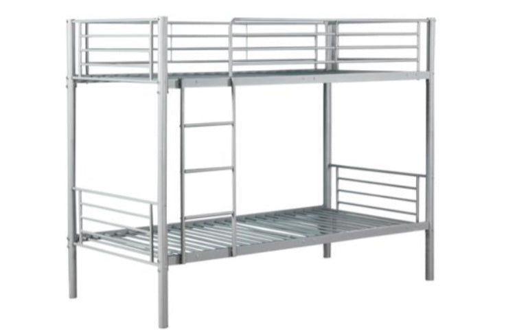 Troy double bunk - Steel