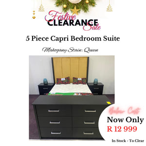 Festive Sale: 5 Piece Capri Bedroom Suite