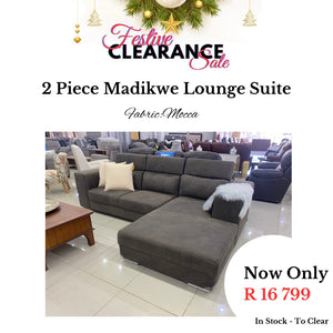 Festive Sale: 2 Piece Madiba’s Corner Lounge Suite - Fabric