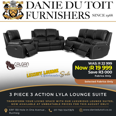 3 Piece 3 Action Layla Lounge Suite