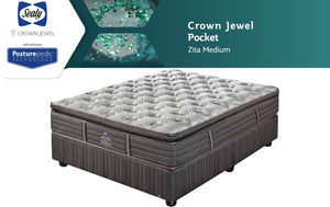 Sealy Posturepedic Zita Medium Crown Jewel Base Set