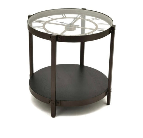 Sasha Clock Side Table