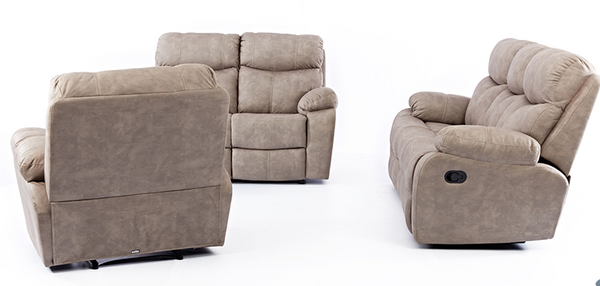 3 Piece Nevada 3 Recliner Lounge Suite FROM