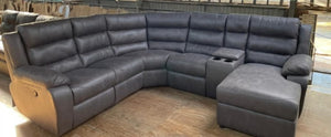 The Erin 6 Piece 5 Seater 1 Action Corner Lounge Suite