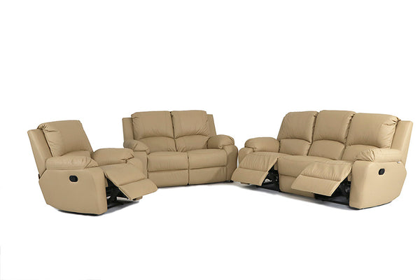 3 piece 3 Action Lorenzo Lounge Suite - 3 Recliners