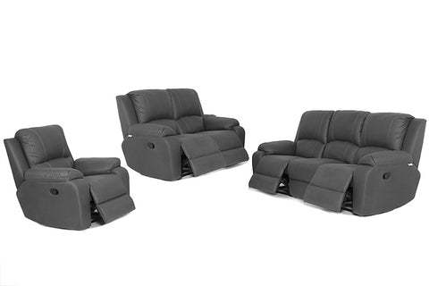 3 Piece 5 Action Lorenzo Lounge Suite - 5 Recliners