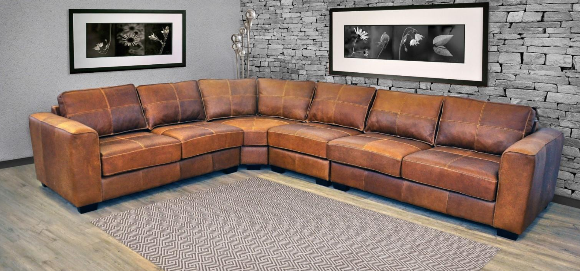 4 piece leather lounge suite deals