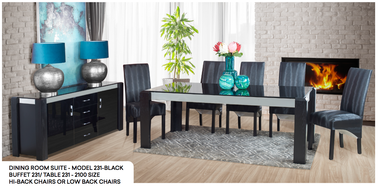 10 Piece Model 231 Dining Room Suite – Danie Du Toit Furnishers