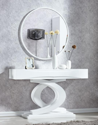 Alva Consol Server & Mirror Set