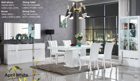 9 Piece April Dining Room Suite