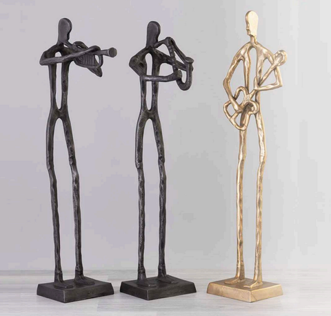 Deco Men with Instruments