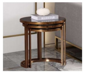 Alessandra Round Nesting Table