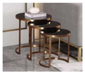 Alessandra Round Nesting Table