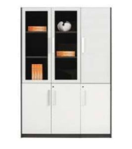 Swiss Bookcase with Aluminum Framed Glass Door