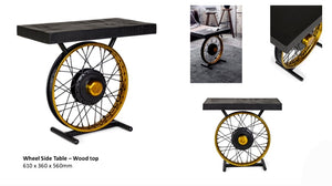 Wheel Side Table