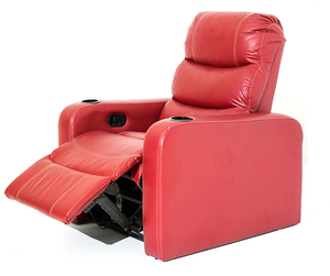 Home Theatre Recliner - With Cupholders - Full Leather ONLY